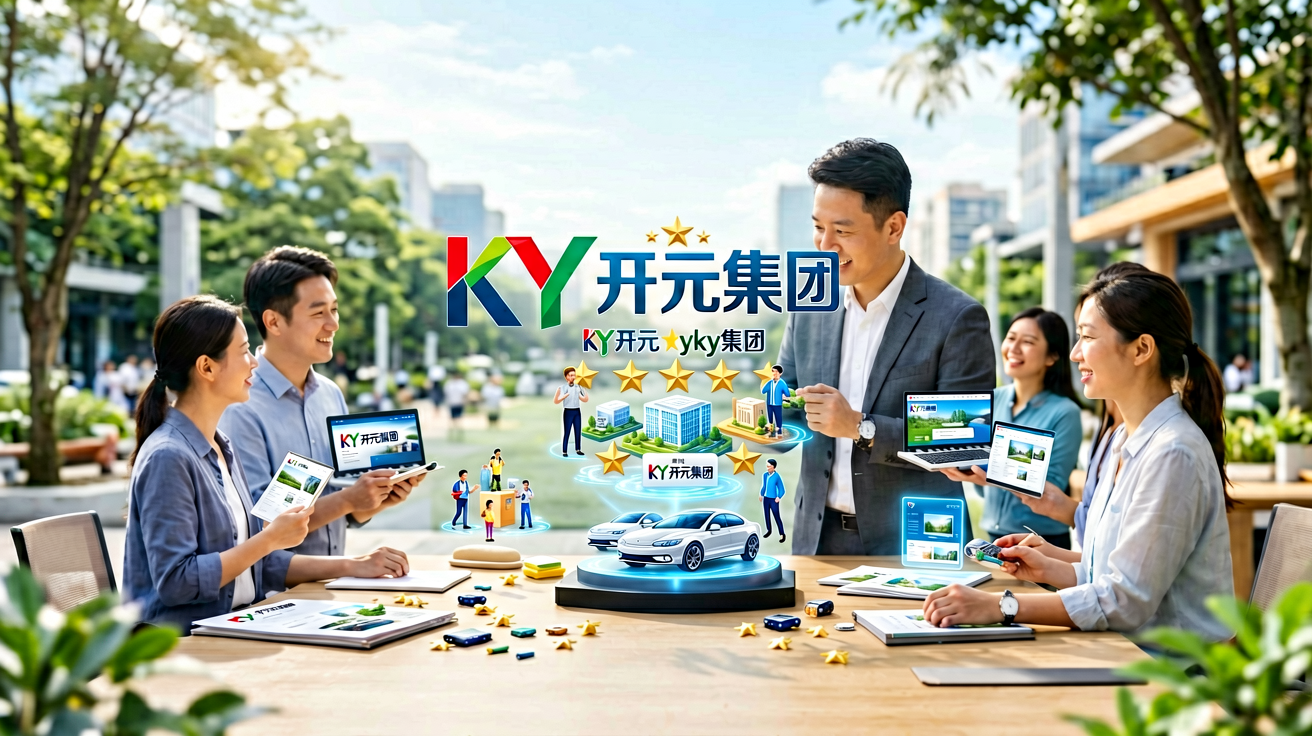 KY开元集团战略合作伙伴品牌标识